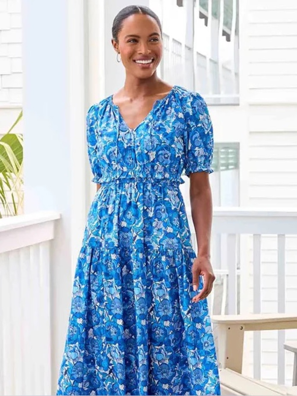 Avara Floral Midi Dress